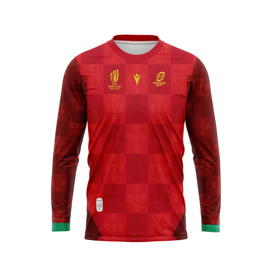 Portugal 2023 Rugby World Cup Long Sleeve Home Shirt
