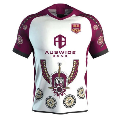 Queensland Maroons 2019 State Of Origin Indigenous Training Jersey