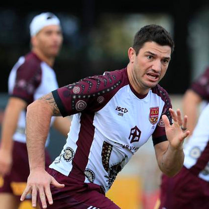 Queensland Maroons 2019 State Of Origin Indigenous Training Jersey