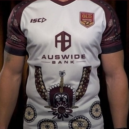 Queensland Maroons 2019 State Of Origin Indigenous Training Jersey