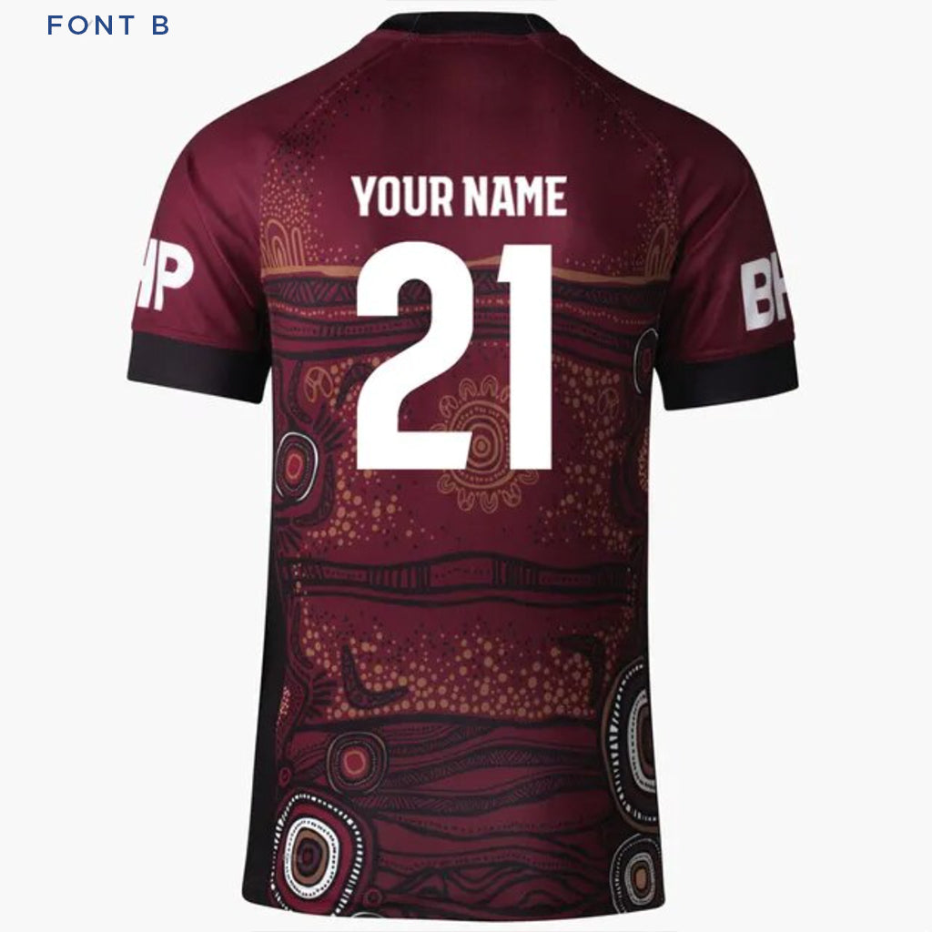 Queensland Maroons 2021 State Of Origin Indigenous Jersey
