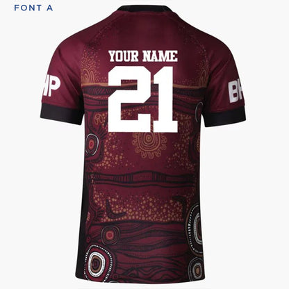 Queensland Maroons 2021 State Of Origin Indigenous Jersey