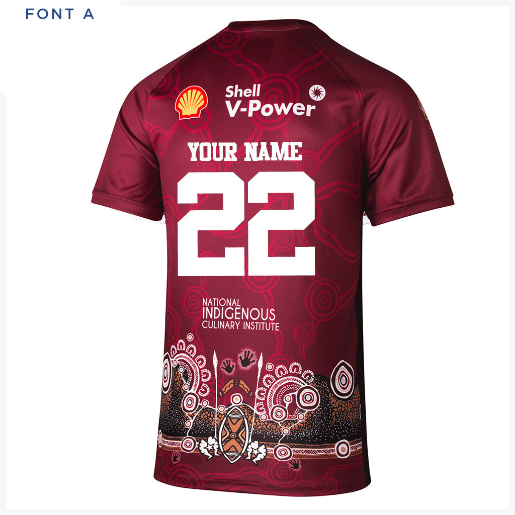 Queensland Maroons 2022 State Of Origin Indigenous Jersey
