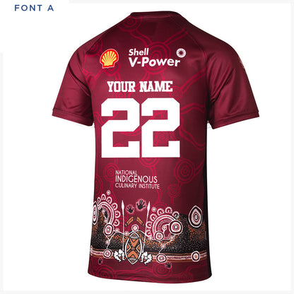 Queensland Maroons 2022 State Of Origin Indigenous Jersey