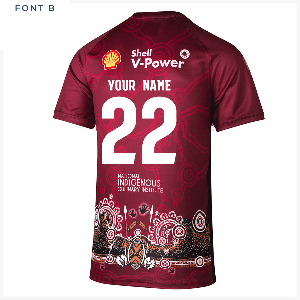 Queensland Maroons 2022 State Of Origin Indigenous Jersey