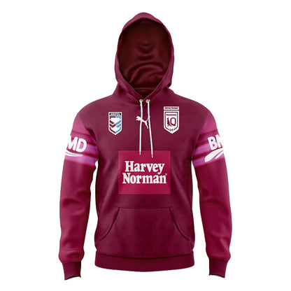 Queensland Maroons 2023 State Of Origin Harvey Norman Kids Hoodie