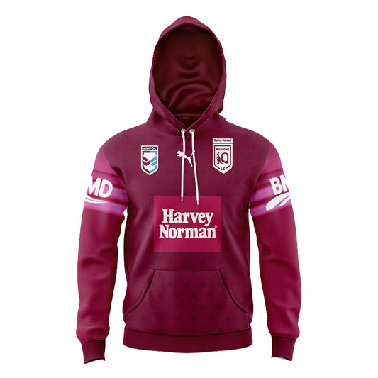 Queensland Maroons 2023 State Of Origin Harvey Norman Kids Hoodie