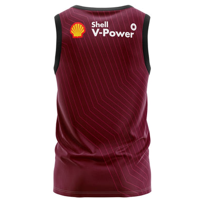Queensland Maroons 2023 State Of Origin Black Trim Training Singlet