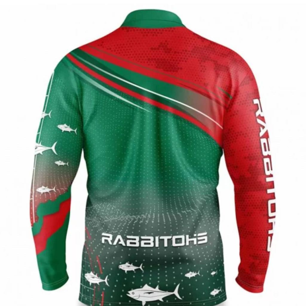 South Sydney Rabbitohs Long Sleeve Fishing Shirt