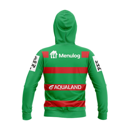 South Sydney Rabbitohs 2024 Away Hoodie with Zipper