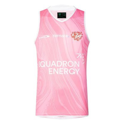 St George Illawarra Dragons 2025 Pink Training Singlet