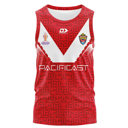 Mate Ma'a Tonga 2022 World Cup Singlet