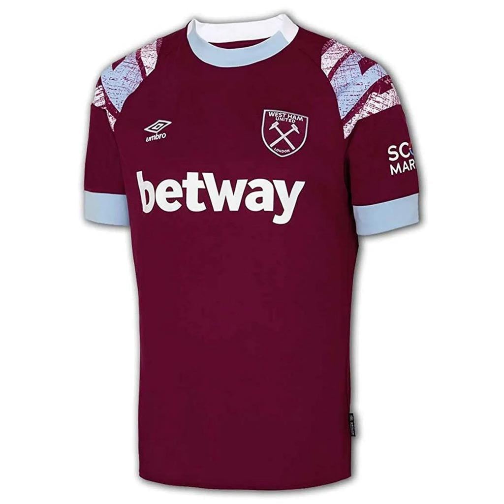 West Ham United 2022/23 Home Jersey Shirt