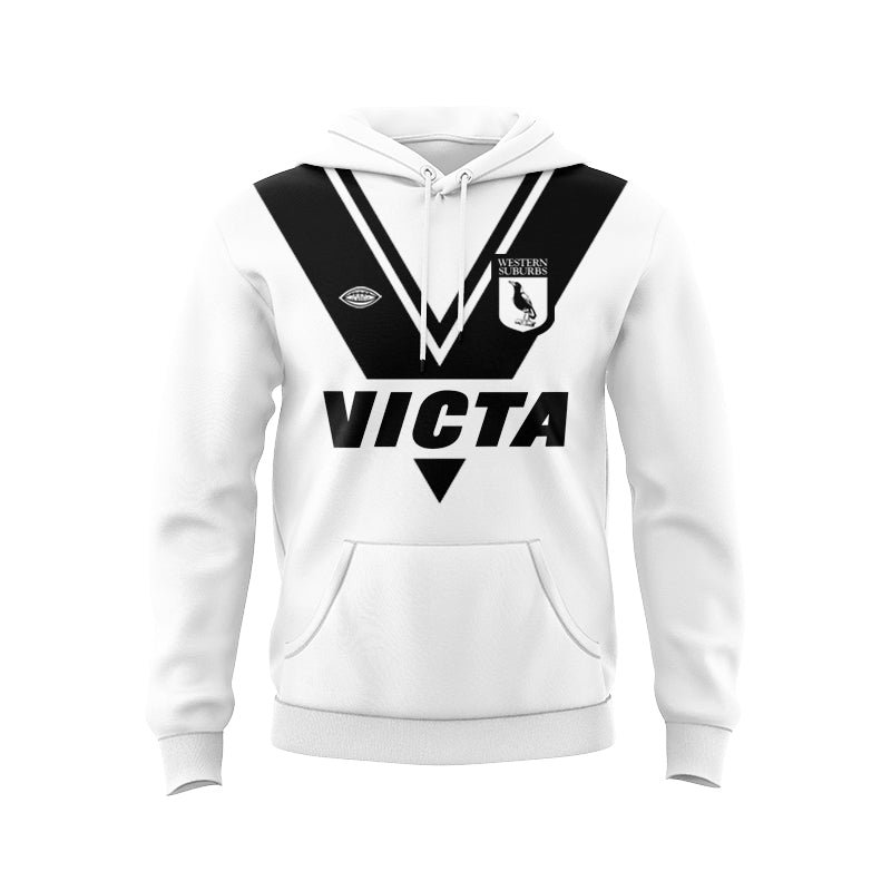 Western Suburbs Magpies 1978 Retro Alternate Hoodie