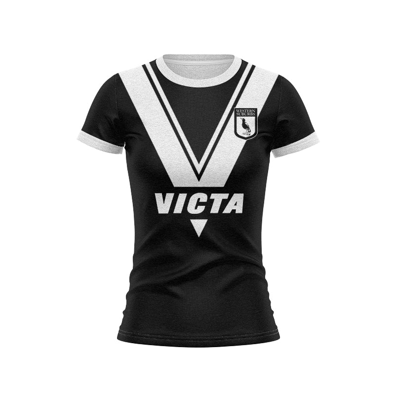 Western Suburbs Magpies 1978 Women's Retro Home Shirt