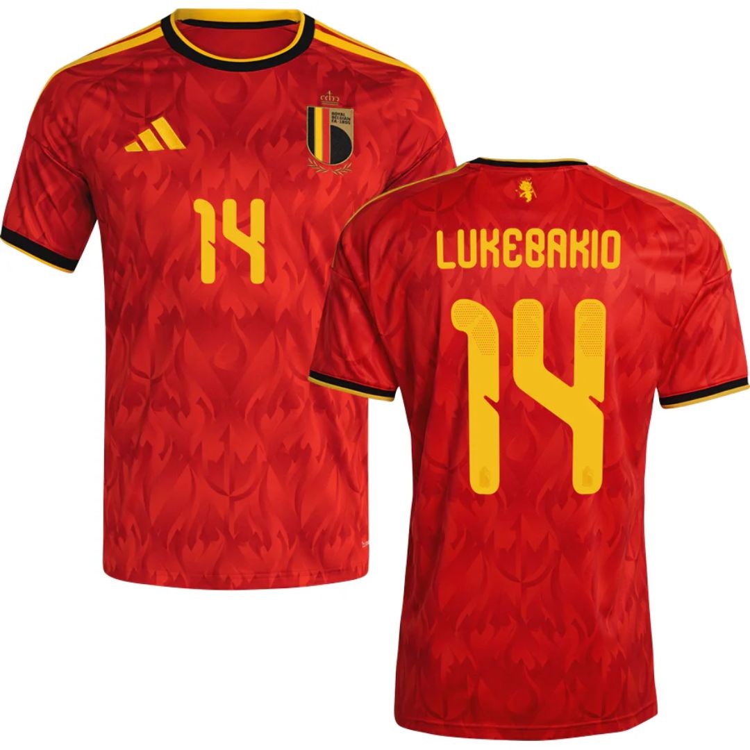 Belgium 2026 World Cup Lukebakio #14 Home Jersey Shirt