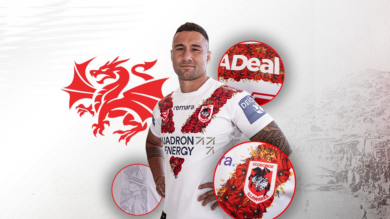 St George Illawarra Dragons 2026 ANZAC Round Jersey