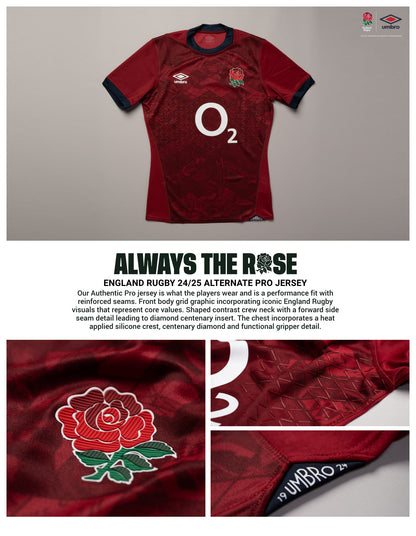 England 2025/26 Rugby Alternate Pro Jersey