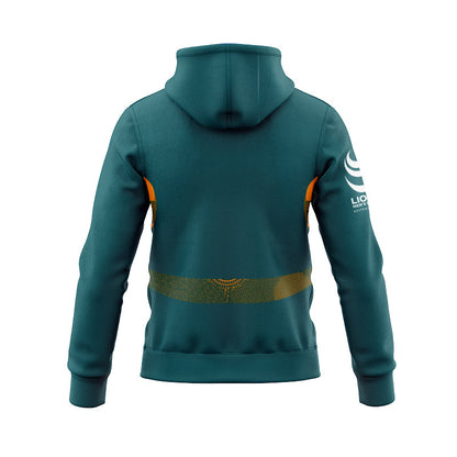Australian Wallabies 2025 Lions Tour Warm Up Hoodie with Zipper
