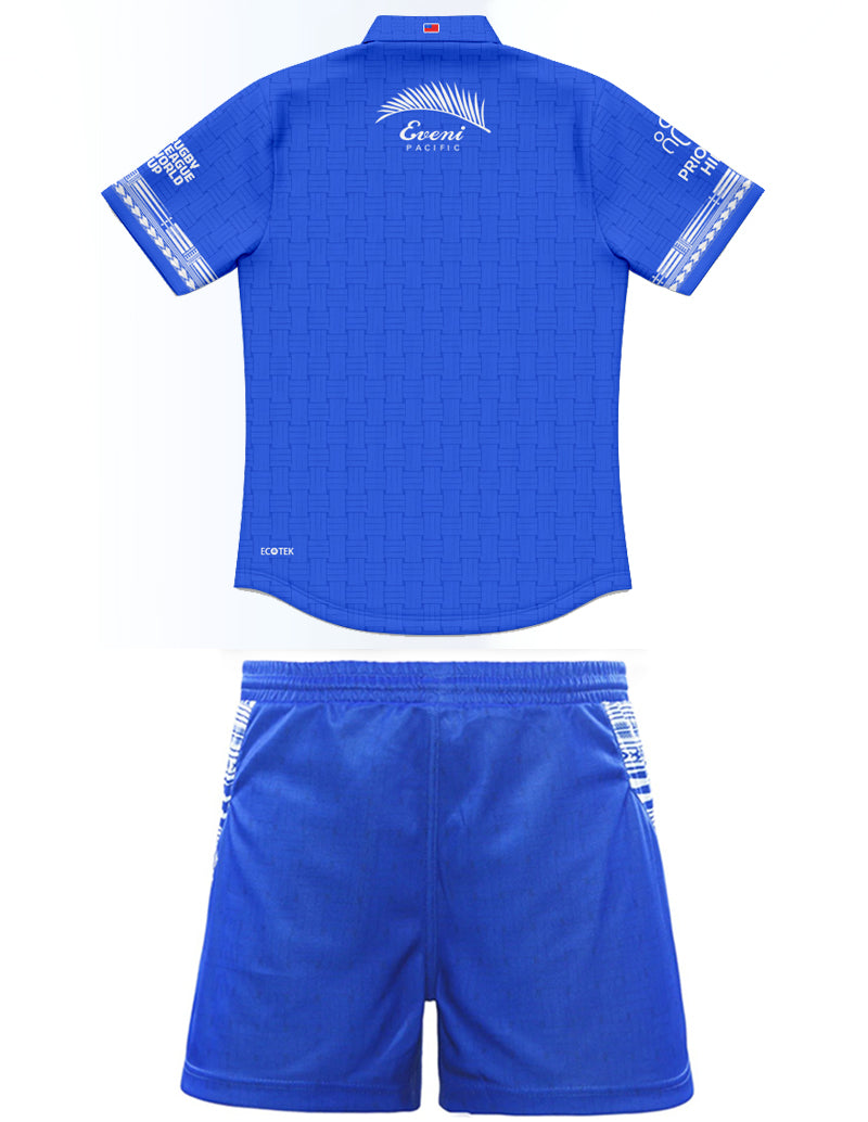 Toa Samoa 2026 Kids World Cup Home Polo Shirt and Shorts Kit