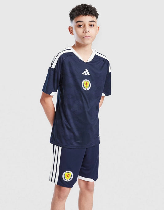 Scotland Football 2026 World Cup Kids Home Jersey Shirt and Shorts Kit