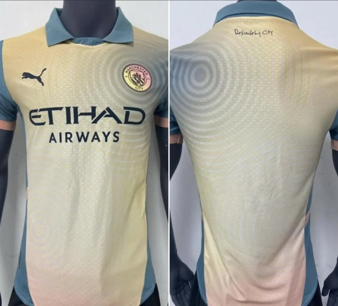 Manchester City 2024/25 Fourth Jersey Shirt designed by Noel Gallagher
