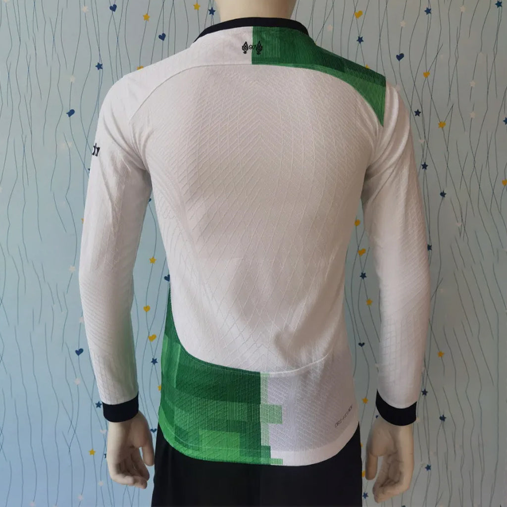 Liverpool 2023/24 Long Sleeve Away Jersey Shirt Kit