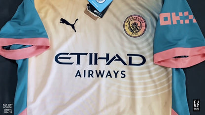 Manchester City 2024/25 Fourth Jersey Shirt designed by Noel Gallagher