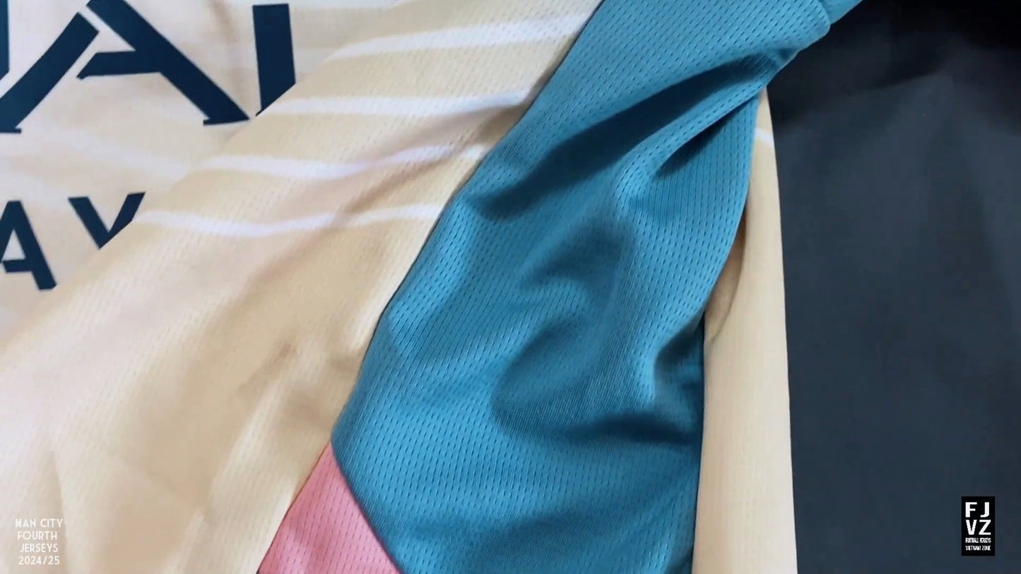 Manchester City 2024/25 Fourth Jersey Shirt designed by Noel Gallagher