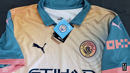 Manchester City 2024/25 Fourth Jersey Shirt designed by Noel Gallagher